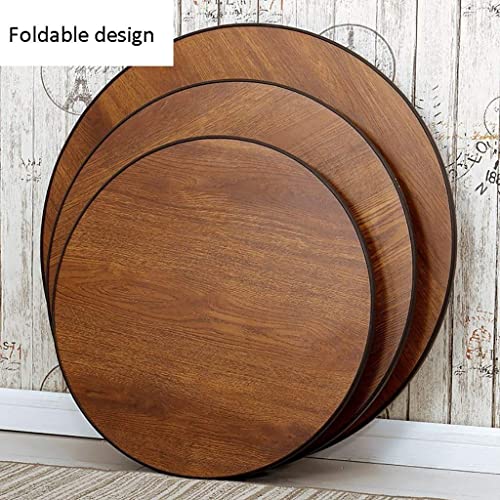 Table basse ronde pliante de style japonais, design écoresponsable pour baie vitrée épurée - 5