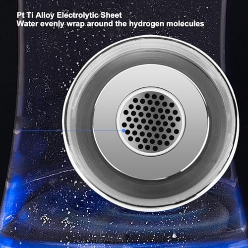 Botella de agua de hidrógeno Chrees de 380ml recargable 2