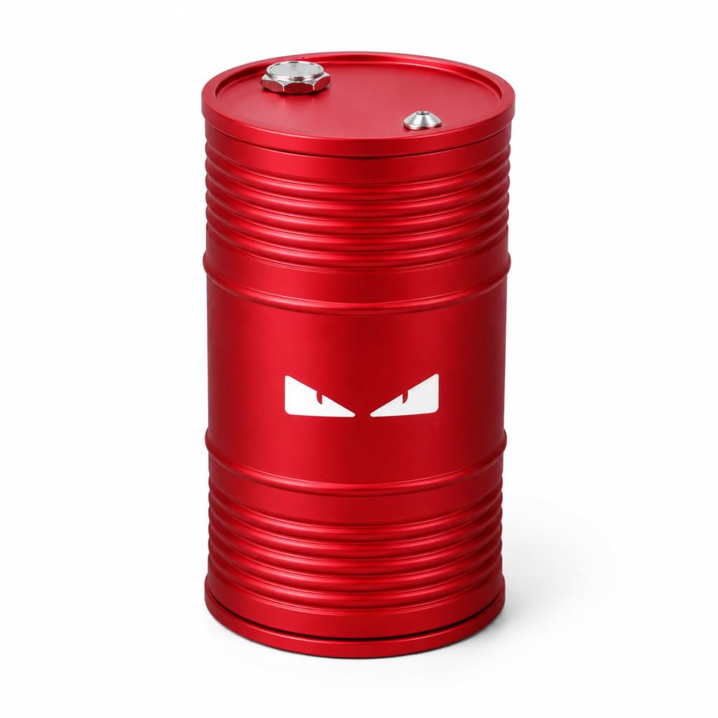 Car Ashtray with Lid Smell Proof Ash Tray, Portable ashtray for car cup holder (Red, Angry Eyes)