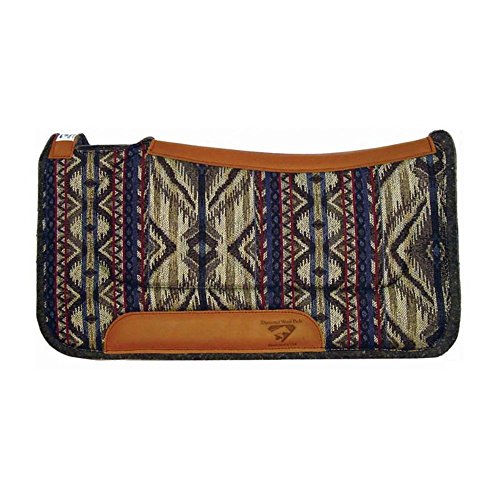 Diamond Wool Contoured Ranch Pad 32X32 Cobalt