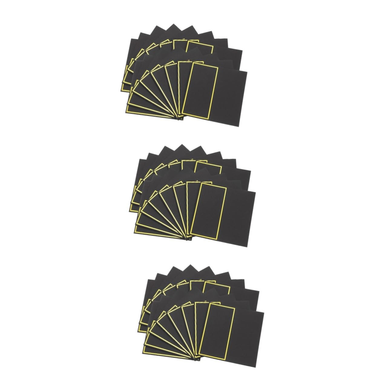 Tofficu 150stücke Hochwertige Tischkarten Für Hochzeit Veranstaltungen Blanko Platzkarten Mit Goldprägung Für Sitzordnung Tischdekoration Praktisch Elegant Pack