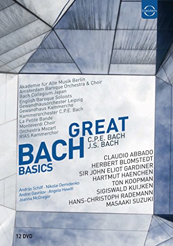Warner Music Great Bach Basics - Js & Cpe (12Dvd)