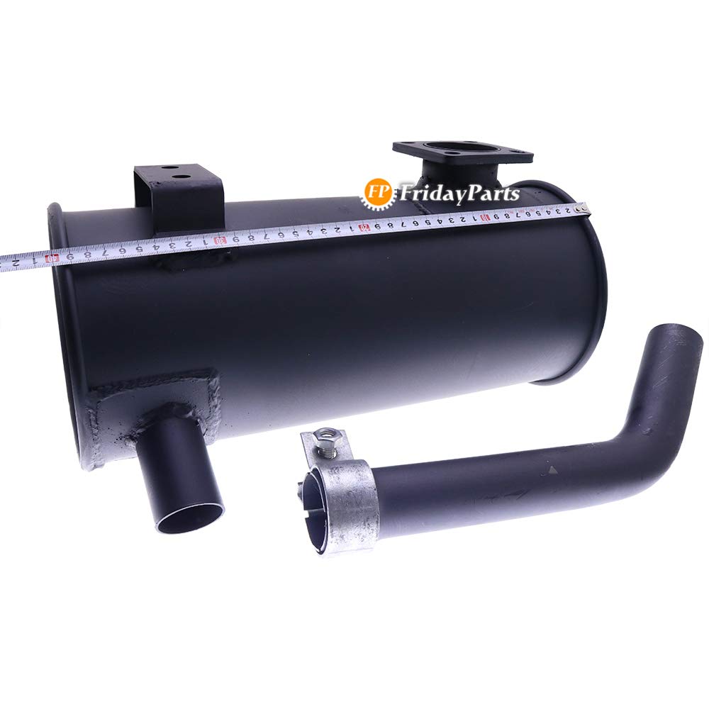 FridayParts Muffler Silencer Compatible for Yanmar Excavator