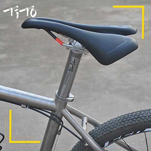 TiTo Titanium Reggisella Bici Titanio Tubo Sella e...