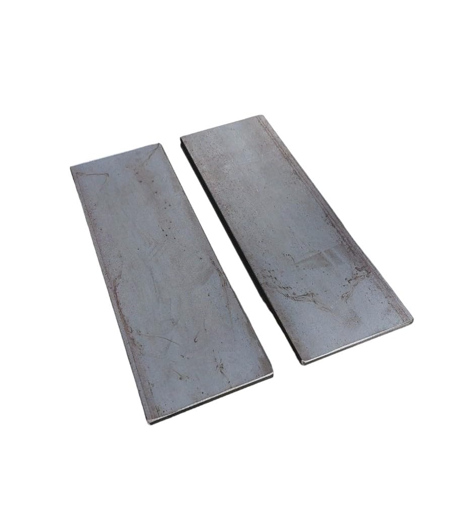 Hot Rolled Steel Plate 1/2" X 4" X 12" - 2 Pack A36 Steel For Welding & Fabrication