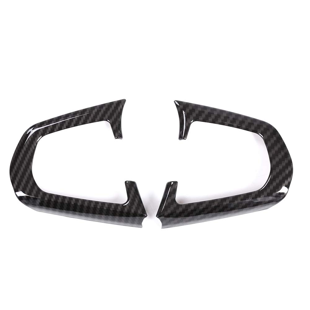 Koolstofvezel Stijl ABS Auto Stuurwiel Decoratie Cover Voor X3 E83 2003-2010 Interieur Accessoires