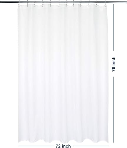 Miniatura 20 de Barossa - Cortina de ducha o forro de tela, Poliéster & Mezcla de poliéster, Blanco puro Blanco puro,Azul Aqua,Marrón,Crema,Gris Oscuro,Azul