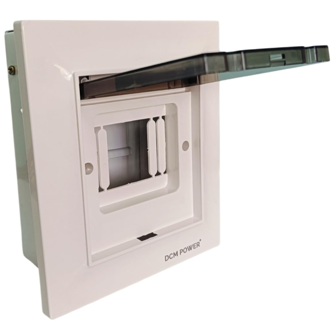 4 Pole MCB Power Distribution Box with Cover | 4 Pole SPN Distribution Board For Home, Office | MCB Box | mcb box 4 way | mcb box cover frame | mcb box 4 way-image-14