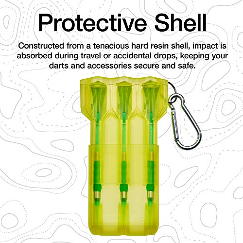 Casemaster by GLD Products Nomad Adjustable Dart Case Neon Yellow, 12.7 cm - Image 2