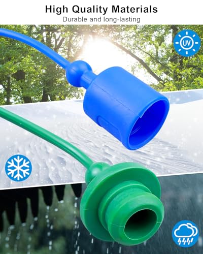 Image of 6 Set 1 /2 inch Hydraulic Coupler Cap Fit for John Deere Sub Compact Tractor | Dust Cover, Quick Connect, Male and Female Plug