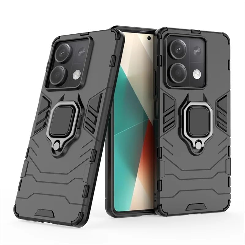 Image of SPAZY CASE Redmi Note 13 Pro Back Cover | Dual Layer Armor Defender Full Body Protective + PC Hybrid Kickstand Back Case for Redmi Note 13 Pro