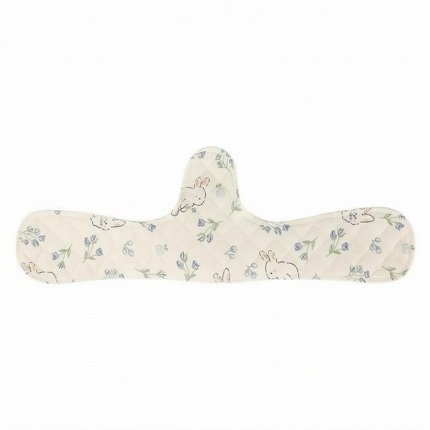 Absorbent Abdominal Sweat Pad Reusable Quilted Sweat Pad Washable Tummy Liner Contoured, Purple Flower Rabbit|Baby|Feeding-image-49