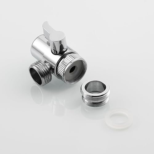 Miniatura 9 de Válvula desviadora de grifo de fregadero de latón para rociador de manguera de fregadero, divisor de grifo para cocina, pieza de repuesto de grifo