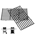 QuliMetal 17.5" Cooking Grates for Weber Spirit E-210, Spirit 200, GS4 Spirit II 200, Spirit II E-210 Series Grills with Front Control Knobs, Polished Porcelain Replacements for Weber 7637