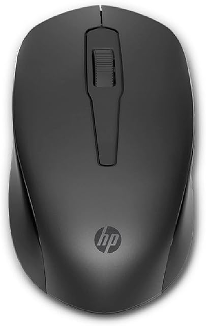 HP 150  Wireless Mouse (3 Buttons, Ergonomic, USB-A, 2.4 GHz), Black
