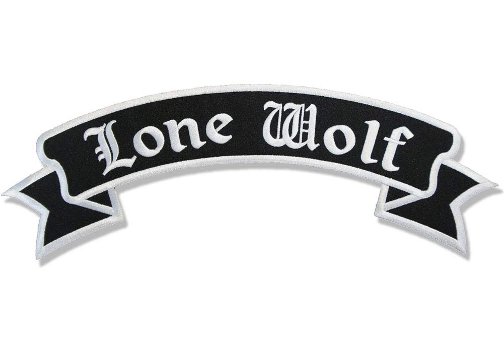 Amazon.co.jp: 大きな刺繍アイロンワッペン アップリケ パッチ【LONE