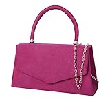 clutch pink fuchsia Anwendbare Anlässe – perfekte Tasche für Abschlussball oder Hochzeit, perfekt passend zur Brautjungfern-Kleidung. Diese Clutch-Taschen werden an Ihnen sehr edel aussehen.