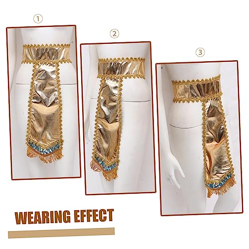 Adjustable Egyptian Cosplay Belt Cloth Pharaoh Waist Sash Halloween Costume Accessory for Party and Decoration4