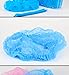 100 Count 21 In Disposable Anti-Dust Protective Hair Net,Disposable Bouffant Caps for Hospital,salon,Catering,laboratory,Blue