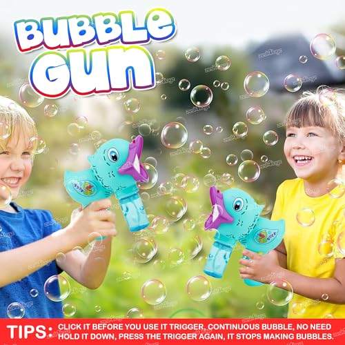 Image of Zest 4 Toyz Bubble Gun for Kids | Duck Bubble Blowing Toy with Bubble Solution | Bubble Shooter Duck Design Easy-to-Use for Boys and Girls - Green