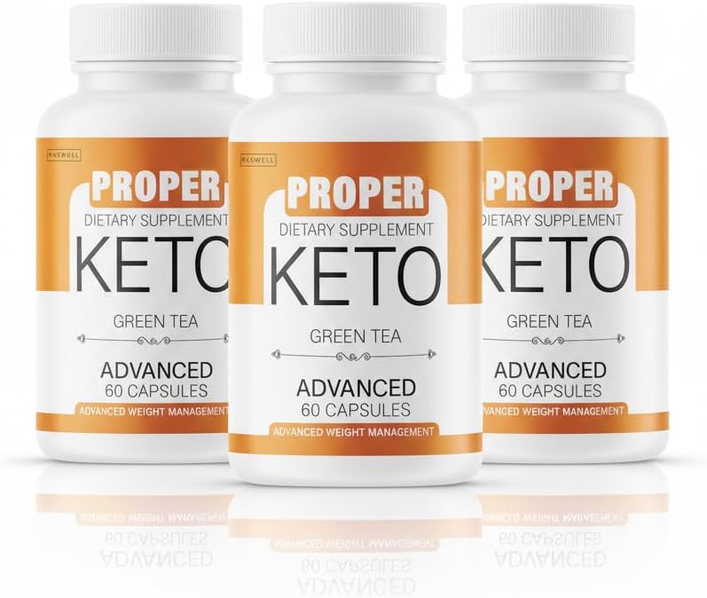 Proper Keto Capsules - Official Proper Keto Pills Natural Premium Supplement Support, ProperKeto Capsulas Advanced Formula Pastillas for Overall Health & Wellness, 60 Capsules for 1 Month (2)
