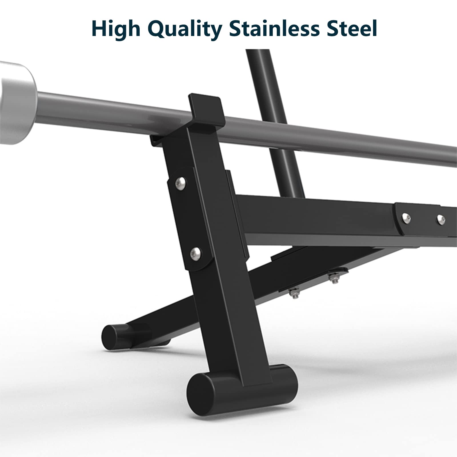 バーベルジャッキ ステンレス製 タイヤ付で楽に上がる 便利 競技集中