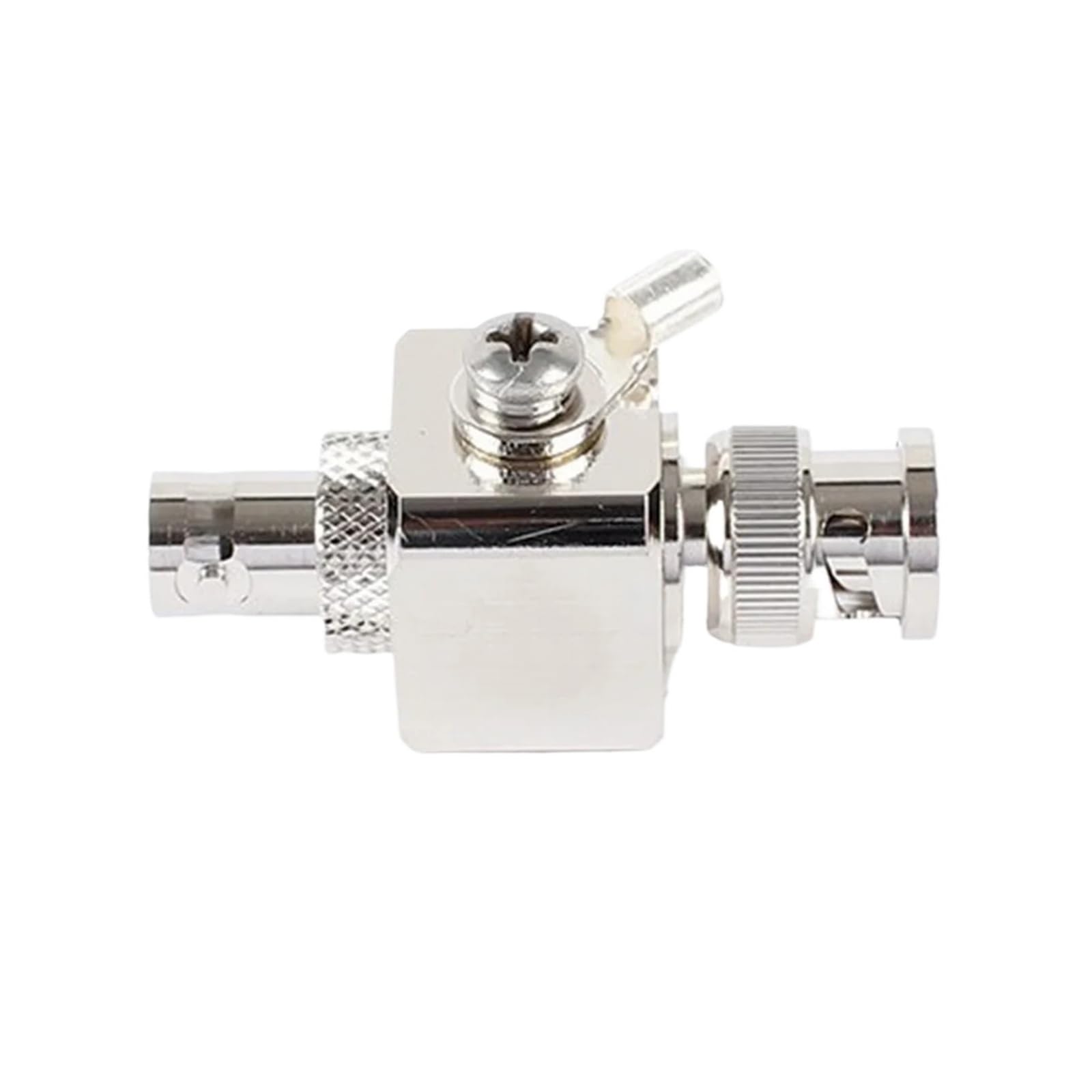 EVPZPLKMGT BNC Male to BNC Female Surge Arrester, 50ohm 3GHz Coaxial Lightning, RF Arrester Protection Device