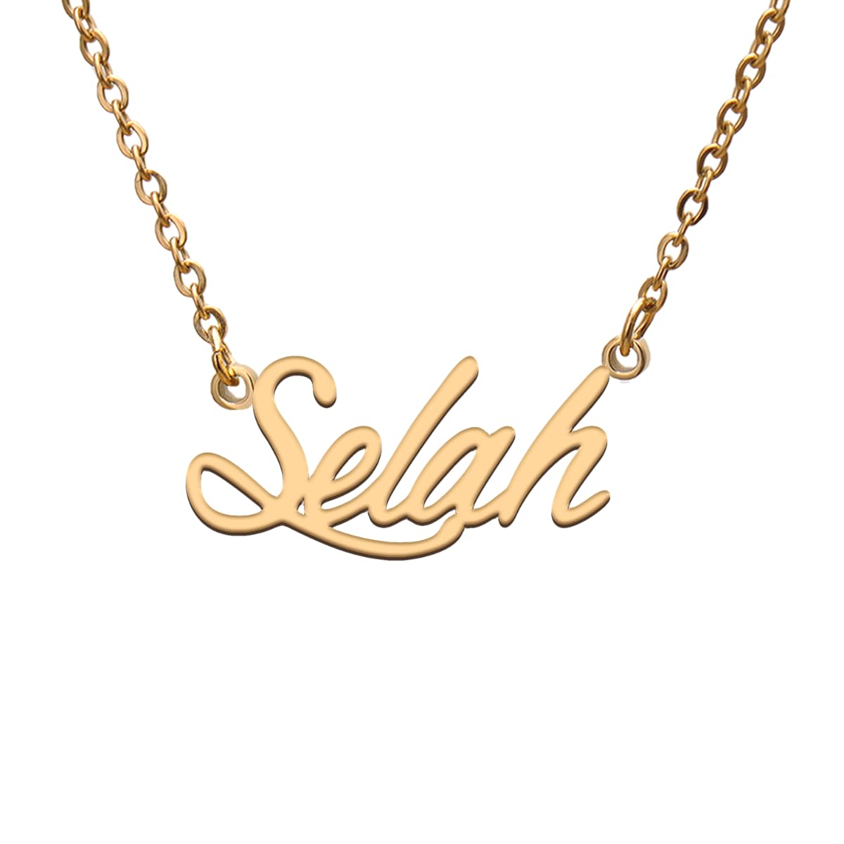 Saleha Name Locket Saleha Name Locket Faith Bubble Necklace Nominal