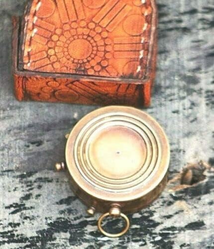 Brújula vintage personalizada para camping y senderismo miniatura 3