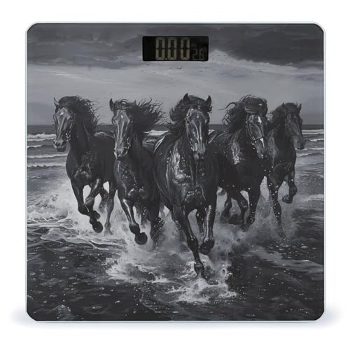 Báscula Digital para Baño con Pantalla LCD y Vidrio Templado miniatura 1