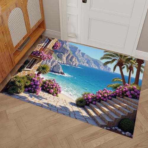 Tapis de cuisine devant évier saphir pour protéger le sol des éclaboussures