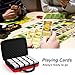 1200-2200 Card Game Case for Cards Against Humanity Game,Playing Trading Travel Card Storage Holder for Pokemon Cards, Sports Card and Baseball Cards,Fit All Other Card Games Expansions (Red)