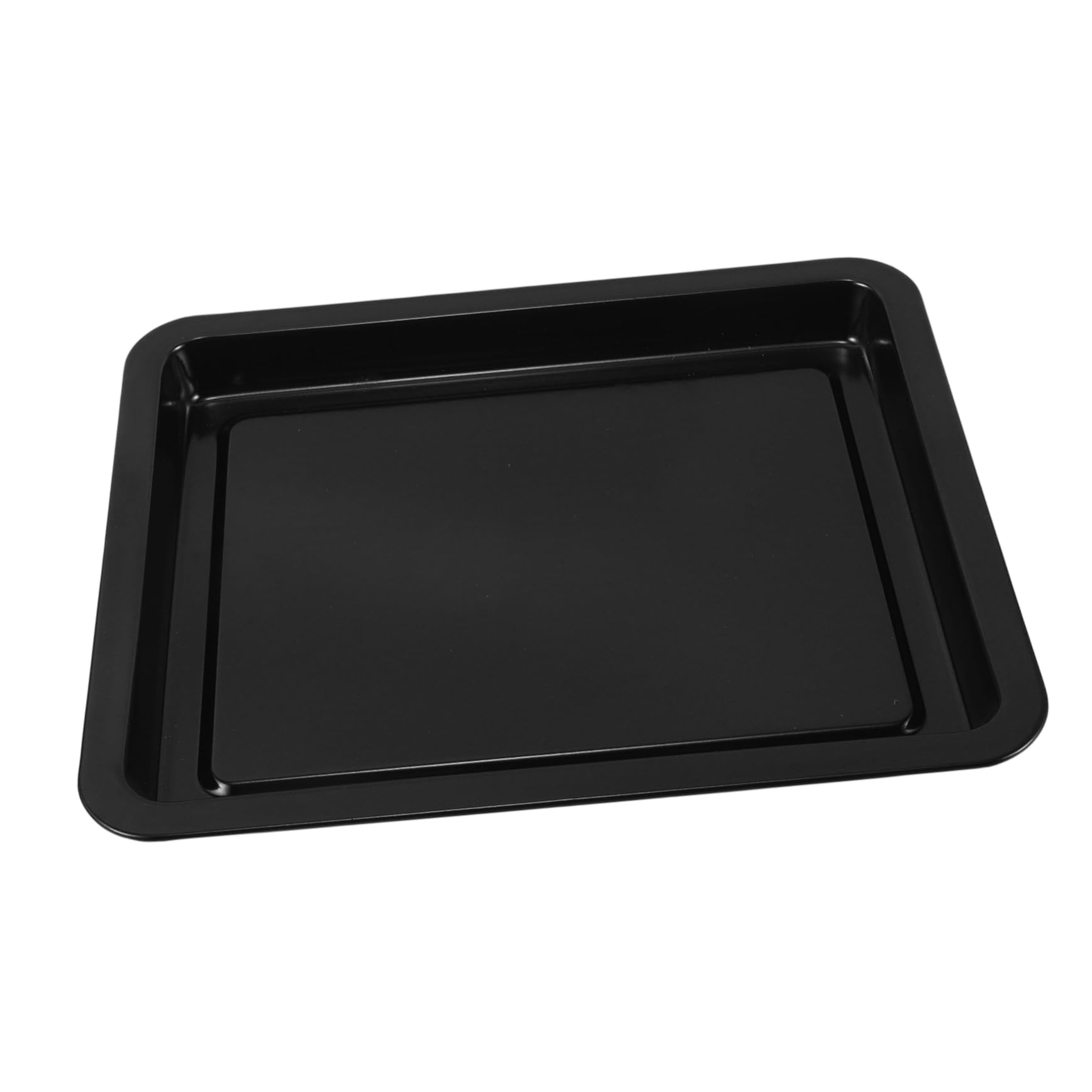 Plaque de Cuisson en Fer Noir, Résistante à L’usure, Plat de Four Multifonctionnel, Bords Lisses, pour Rôtir et Servir