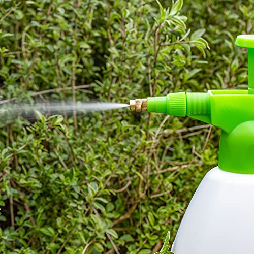 Nicely Neat Water Mister And Multi-Purpose Spray Bottle For Plants, Gardens, Kitchen And Home - Mr. Mister - 1.5 Liters Handheld Sprayer With Adjustable Pressure Nozzle (Green) #TOP3