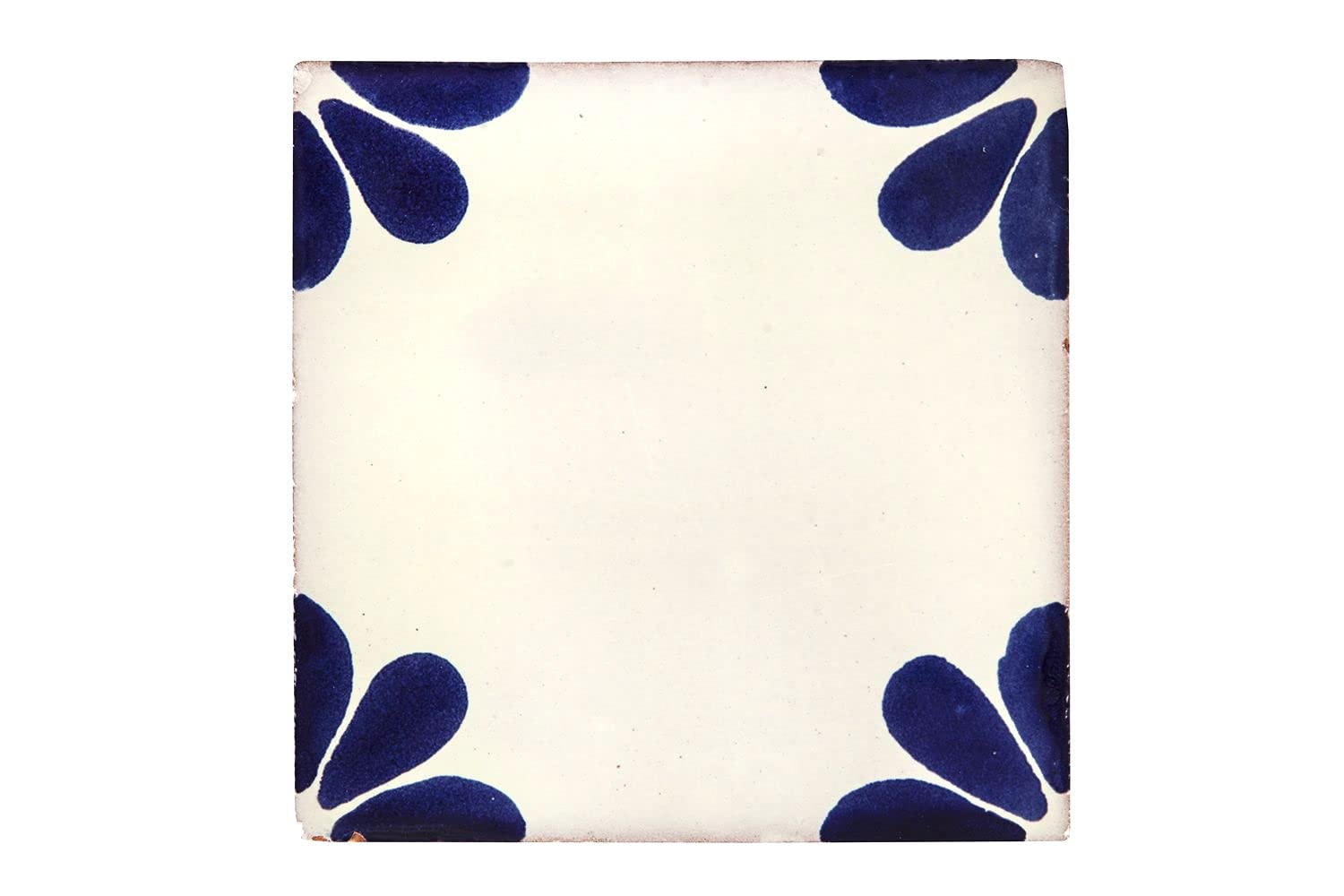 Cerames azulejos de mosaico Talavera Mirta - 30 azulejos decorativos de cerámica mexicana para baño, ducha, escaleras, pared posterior de la cocina | azulejos de mexicanos 10,5x10,5 cm