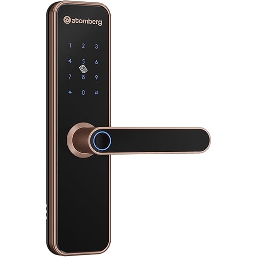 Atomberg Azhero Smart Door Lock - Rose Gold