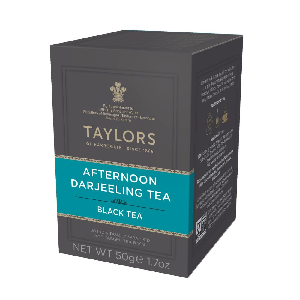 Taylors of HarrogateAfternoon Darjeeling, 20 TeabagsRainforest AllianceRainforest AllianceRainforest AllianceRainforest Alliance