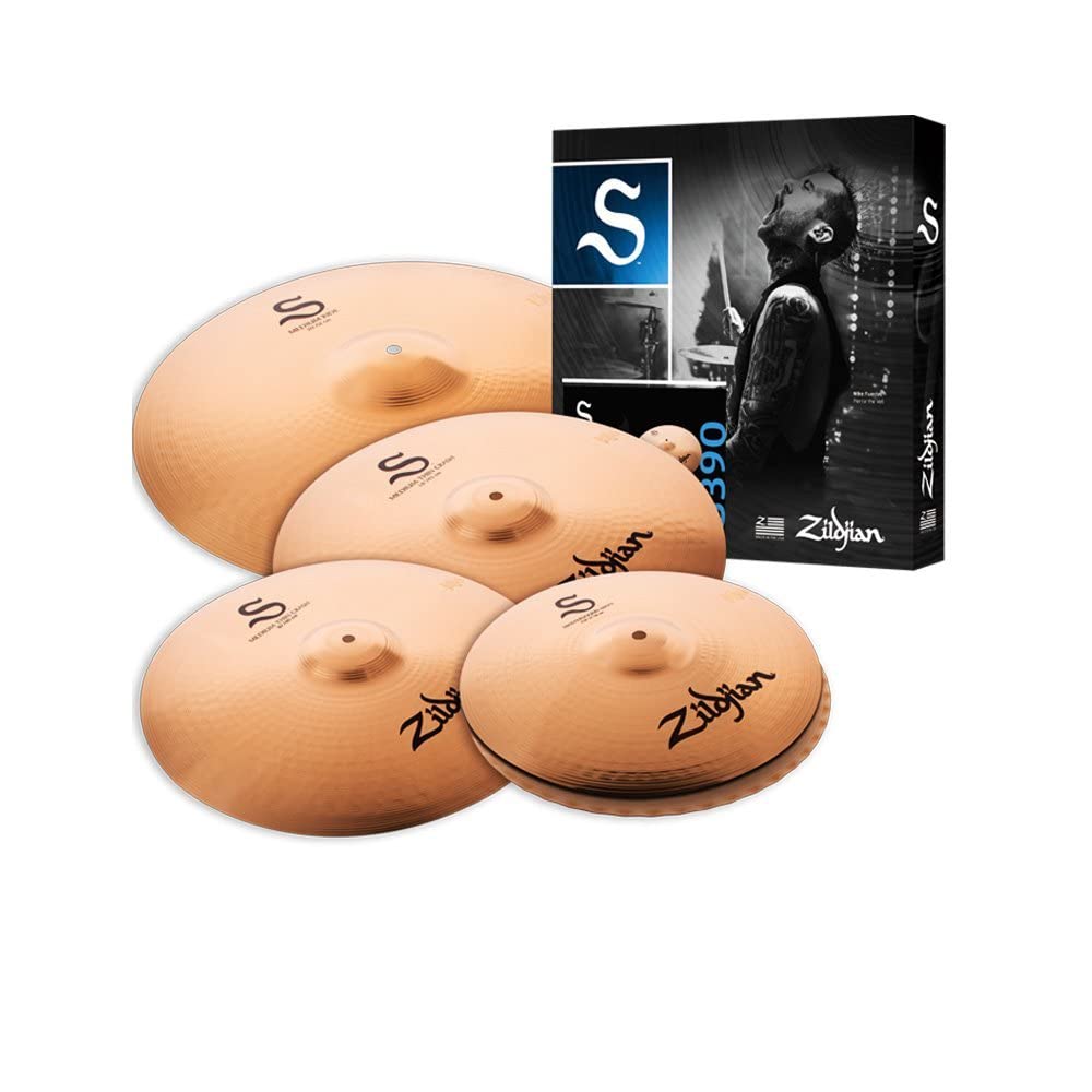 Amazon.com: Avedis Zildjian Company S390 4PIECE MEDIUM S SERIES