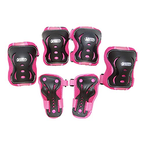 Mejor deporte Protector Set para los niños, color Pink/Black, tamaño Medium , color/modelo surtido