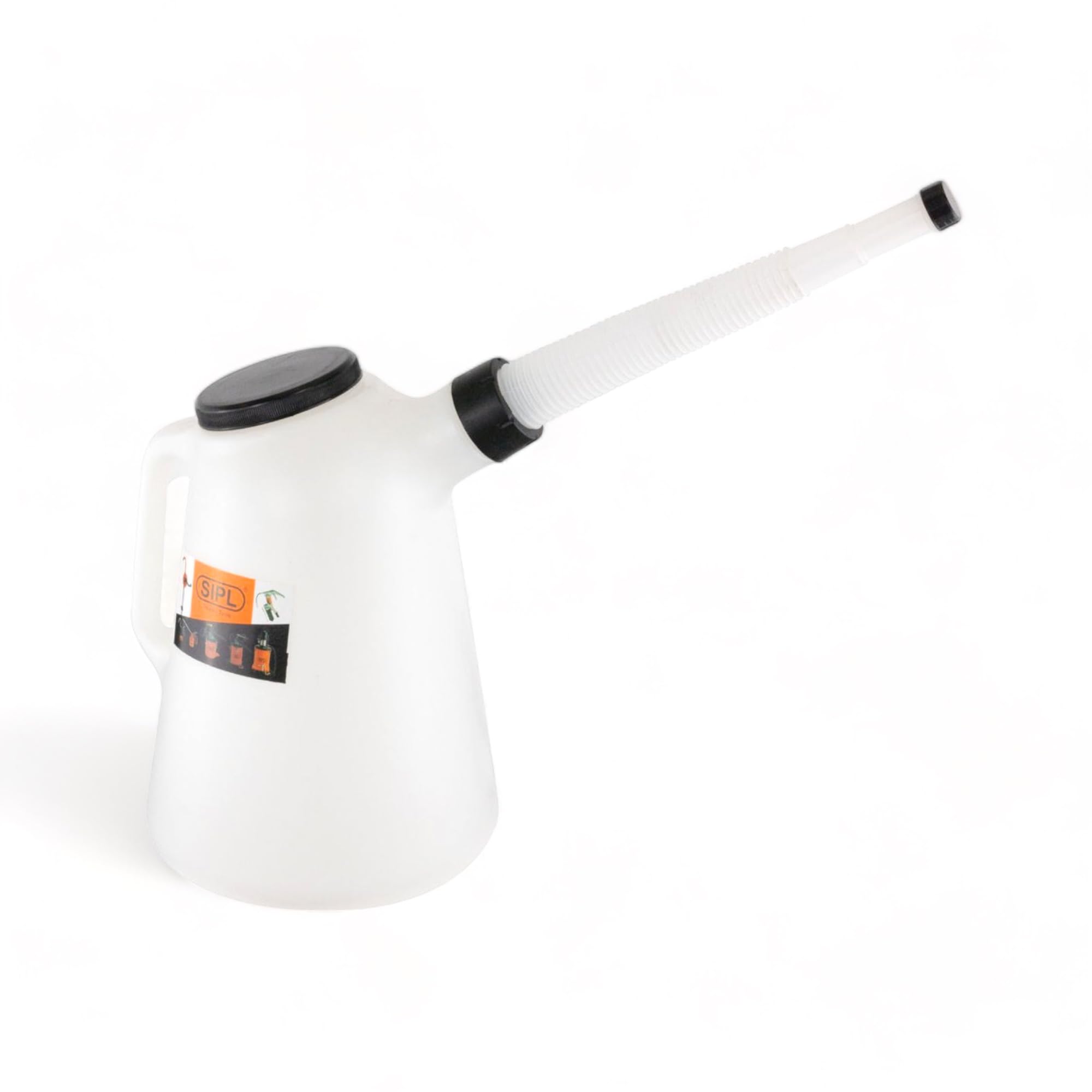 Measuring Jug with Flexi Spout & Lid for Fluid Fuel Oil Petrol Diesel 5L