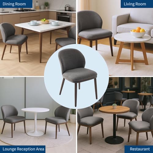 Dining Chairs Set of 2,Modern Upholstered Kitchen Chairs with Ergonomic Back Support,265lbs Capacity Dining Room Chairs with Wood Legs for Kitchen Dining Room Restaurant by Sunvasagoo - Used condition - Image 6