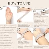 LAY STAY 2Pcs Travel Sickness Bands for Adults and Kid, Silicone Acupressure Relief Sea Sickness Wristbands, Nausea Relief Bands for Motion Travel Boat and Car Rides, Silicone, Milky White - Image 4