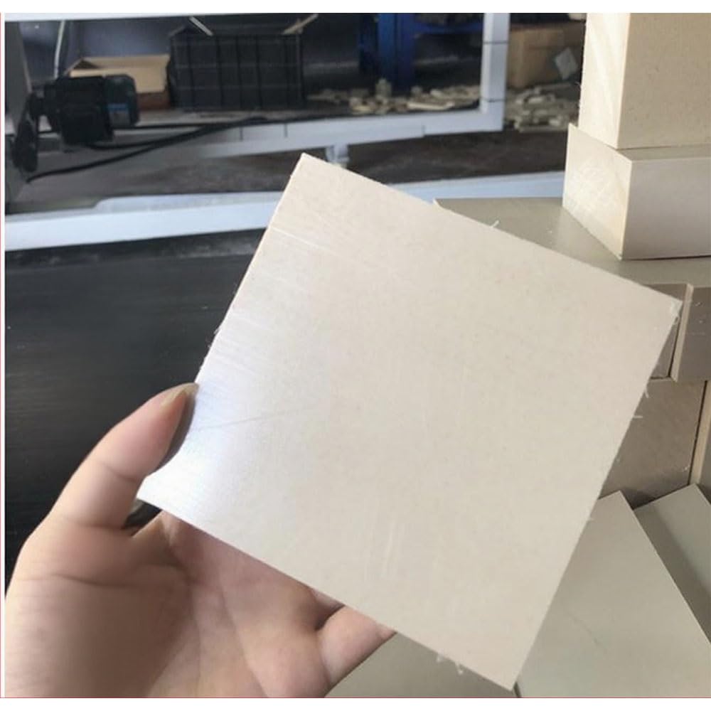 Odporny na wysokie temperatury arkusz z tworzywa sztucznego PEEK 300x300mm do obróbki i części przemysłowych 1szt(Thickness 15mm)