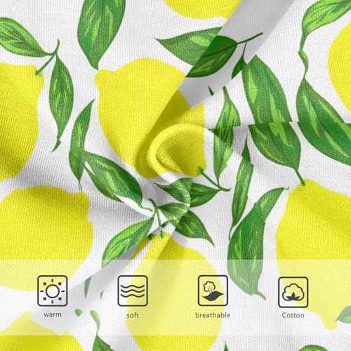 Joisal Fun Toddler Underwear Floral 2t Cotton Little Girl Panties Yellow Lemons Green Leaves Briefs Girls Undies3