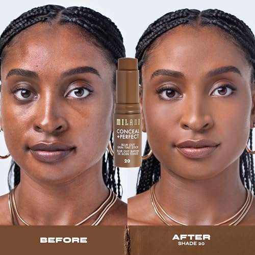 Image of Milani Conceal + Perfect Blur Out Skin Tint Foundation 20-Deep Red | Nourishing Light To Medium Coverage Tinted Moisturizer. Creamy, Buildable Coverage. Up To 12Hr Wear. Pore Blurring Soft Matte