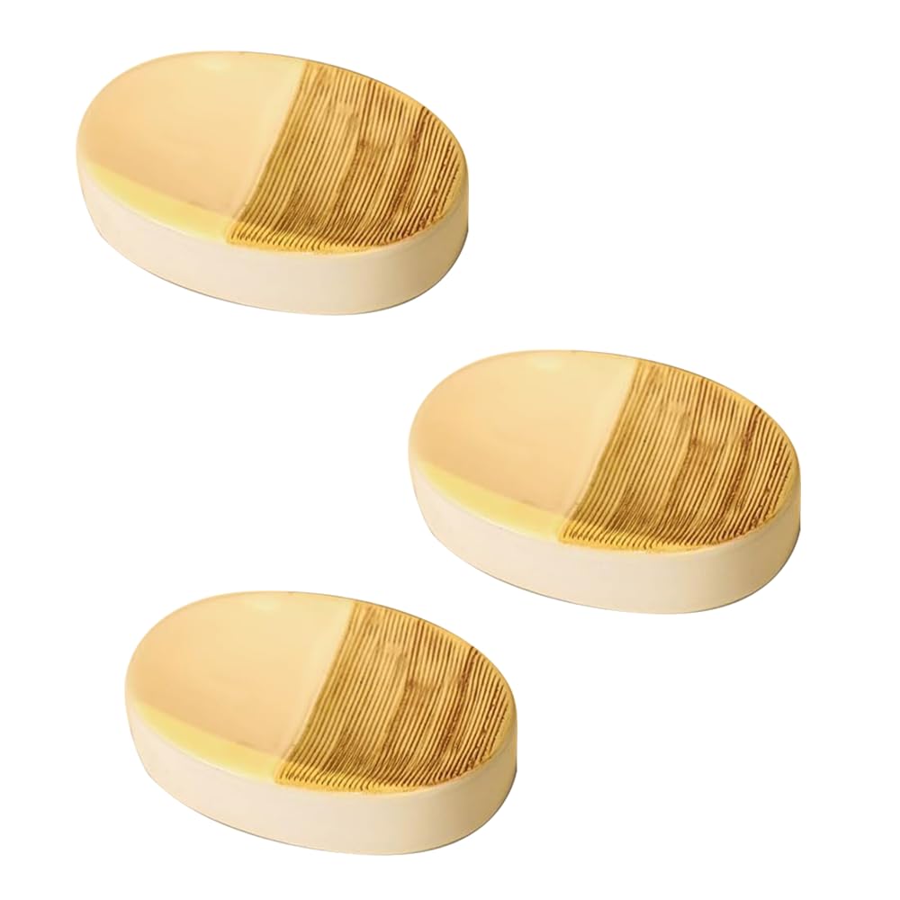 The Better Home Ceramic Soap Case,Soap Dish Tray | Bath Accessories for Bath, Tub or Wash Basin |Khaki (Set of 3) (B0CJ2MGL6Q) Amazon Price History, Amazon Price Tracker