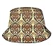 Produktbild GodYo Eimer Hut Packbar Wende Schildkröte Blumen Buntes Muster Druck Sonnenhut Fischer Hut Mütze Outdoor Camping