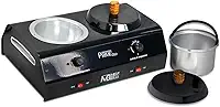 Aquecedor De Cera Profissional Termocera Prime Preto Com Controle De Temperatura Duplo