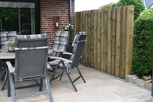 Gartenwelt Riegelsberger Palissade, diamètre 8 cm, longueur 190 cm, poteaux ronds, en bois de pin imprégné