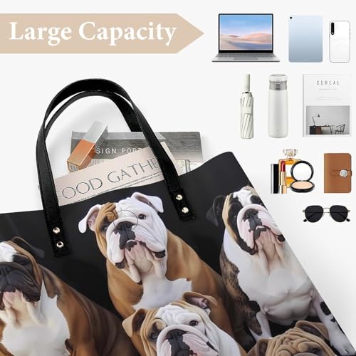 Red Apple Fruit Work Tote Bag for Women Leather Shoulder Bag with Magnetic Buckle Purse And Handbags4